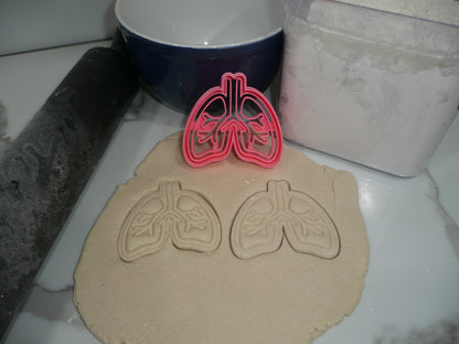 Organs Brain Heart And Lungs Set Of 3 Cookie Cutters Made In USA PR1985