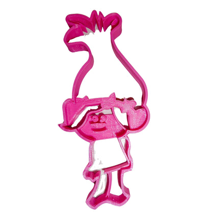 Poppy Singing Princess Trolls Movie Character Cookie Cutter Made In USA PR2001