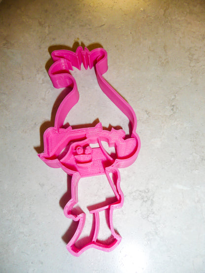 Poppy Singing Princess Trolls Movie Character Cookie Cutter Made In USA PR2001