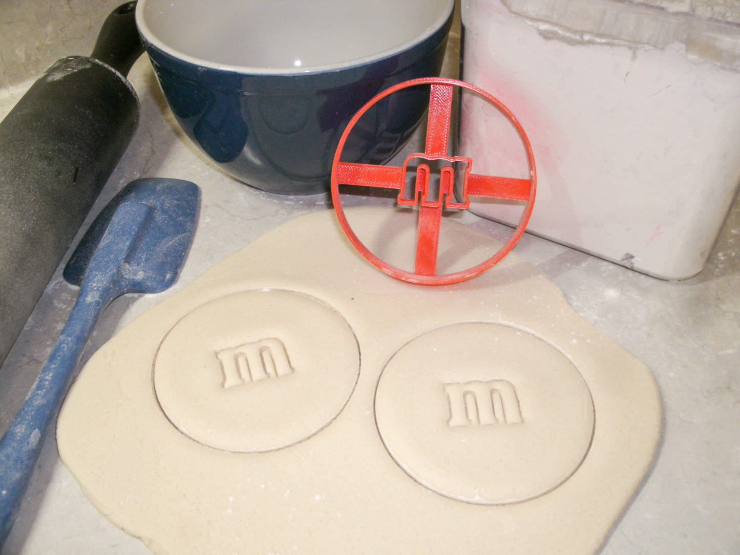 M and M Milk Chocolate Candy Style Cookie Cutter Made in USA PR2029