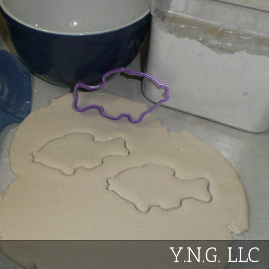 Fish Outline Fishing Water Ocean Lake Cookie Cutter Made In USA PR2037