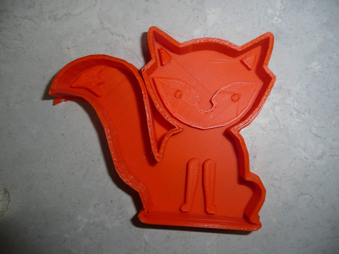 6x Baby Fox Animal Fondant Cutter Cupcake Topper 1.75 IN USA FD2038