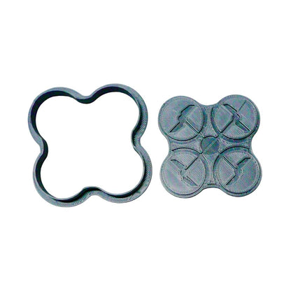 Drone Outline With Detail Stamp 2 Piece Cookie Cutter Made In USA PR2039