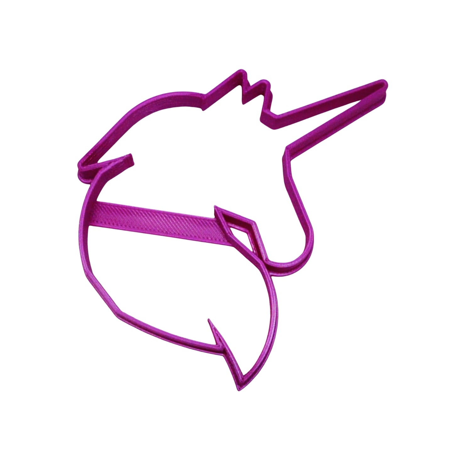 Unicorn Face Head Outline Magical Animal Cookie Cutter Made In USA PR2043