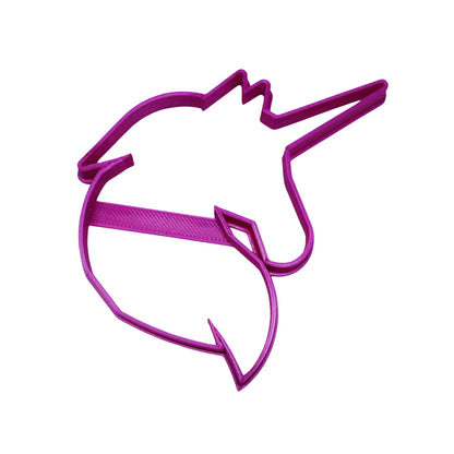 Unicorn Face Head Outline Magical Animal Cookie Cutter Made In USA PR2043