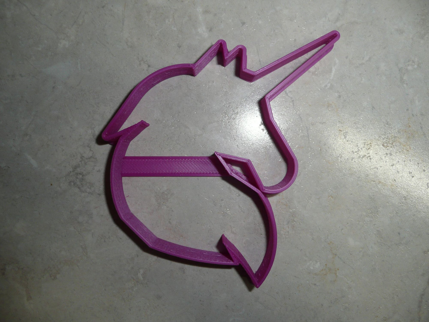 Unicorn Face Head Outline Magical Animal Cookie Cutter Made In USA PR2043
