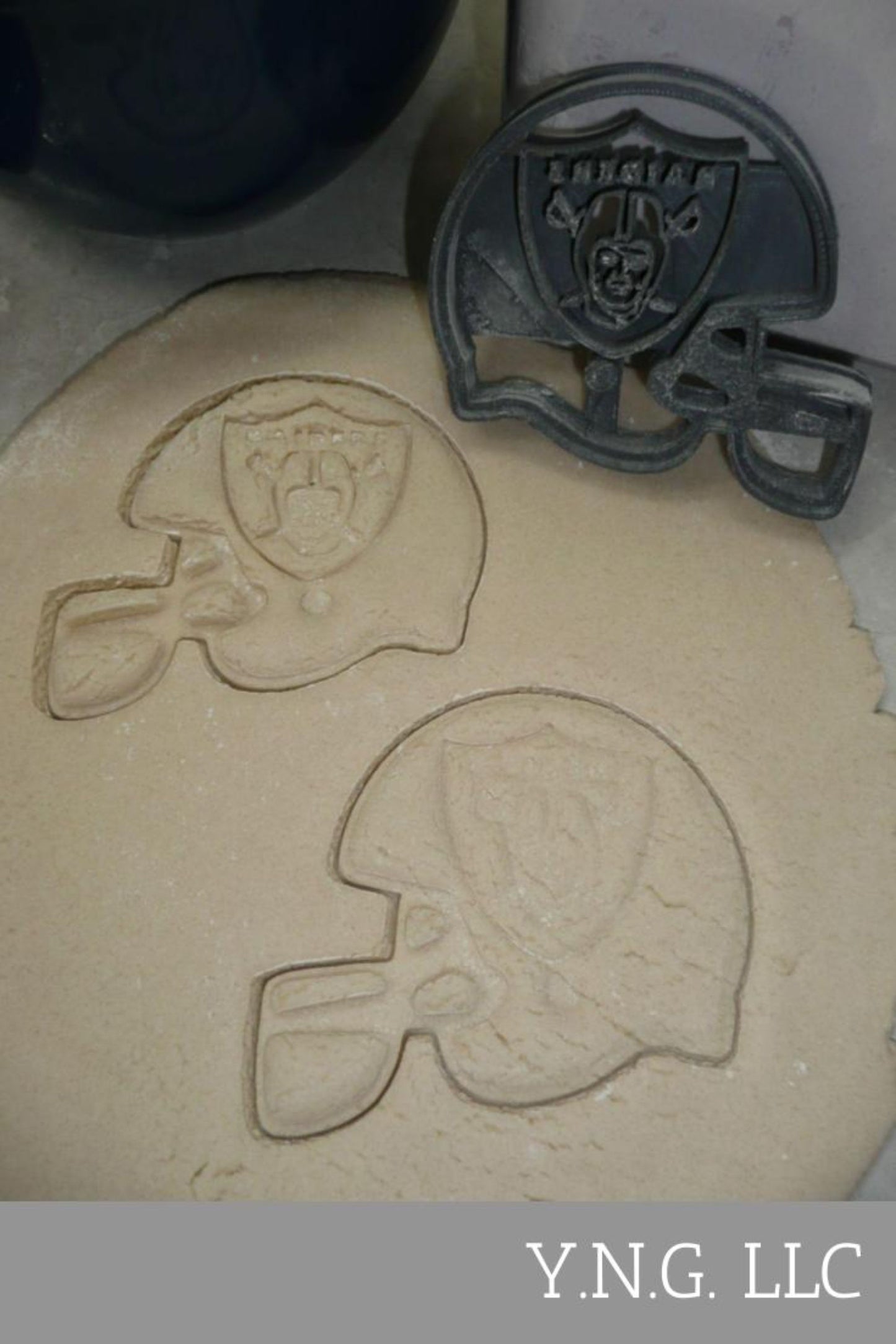 Las Vegas Raiders Helmet NFL Football Team Cookie Cutter Made In USA PR2083