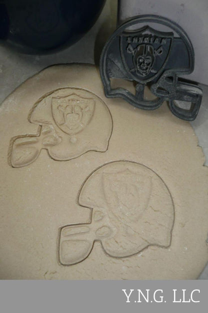 Las Vegas Raiders Helmet NFL Football Team Cookie Cutter Made In USA PR2083