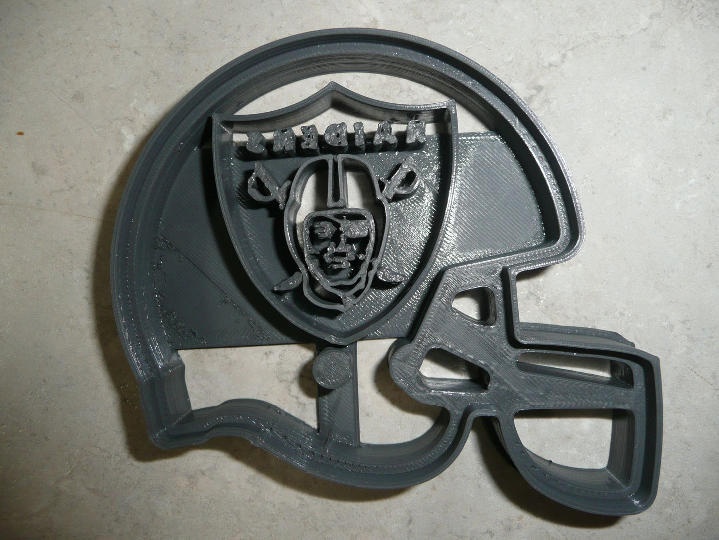 Las Vegas Raiders Helmet NFL Football Team Cookie Cutter Made In USA PR2083