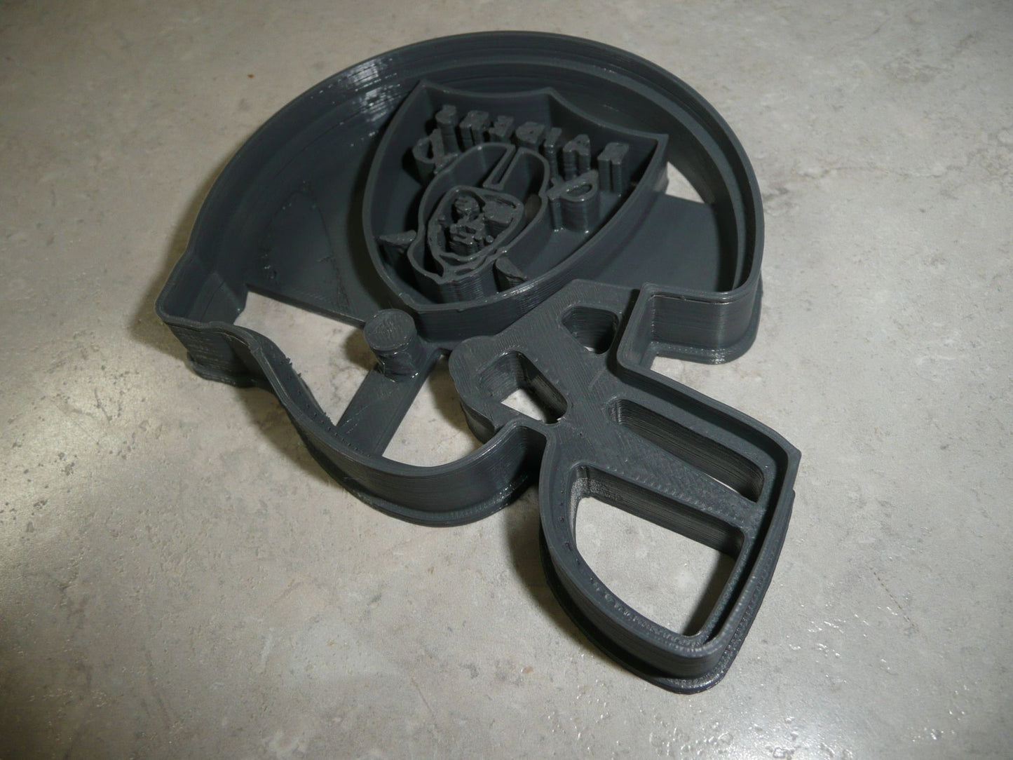 Las Vegas Raiders Helmet NFL Football Team Cookie Cutter Made In USA PR2083