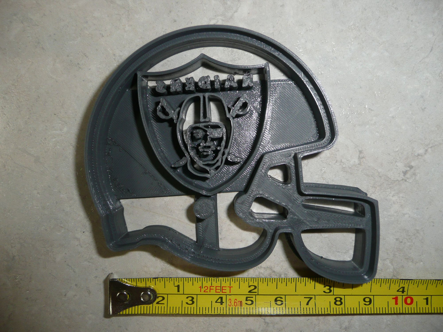 Las Vegas Raiders Helmet NFL Football Team Cookie Cutter Made In USA PR2083