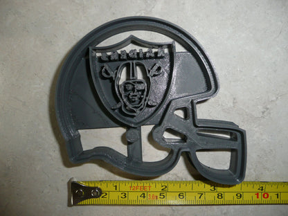 Las Vegas Raiders Helmet NFL Football Team Cookie Cutter Made In USA PR2083