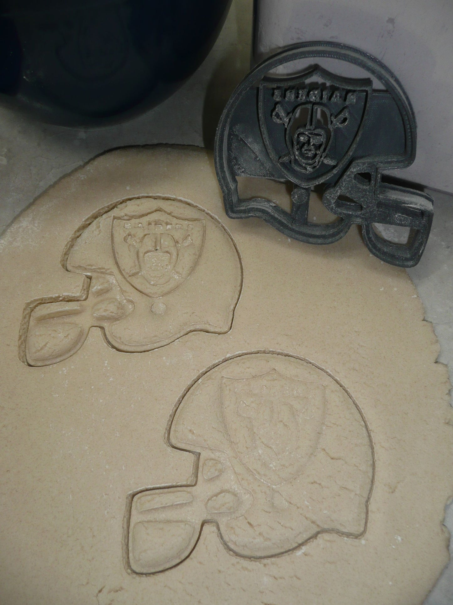 Las Vegas Raiders Helmet NFL Football Team Cookie Cutter Made In USA PR2083