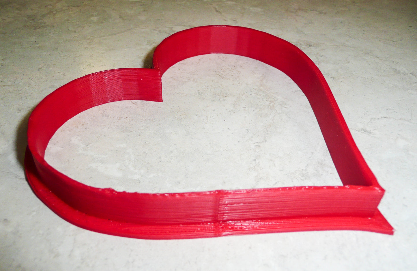 6x Heart Outline Love Fondant Cutter Cupcake Topper 1.75 IN USA FD209