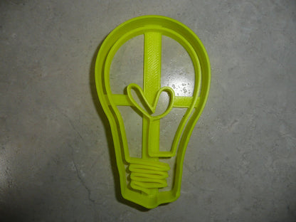 Lightbulb Light Bulb Idea Electric Filament Cookie Cutter Made In USA PR2093