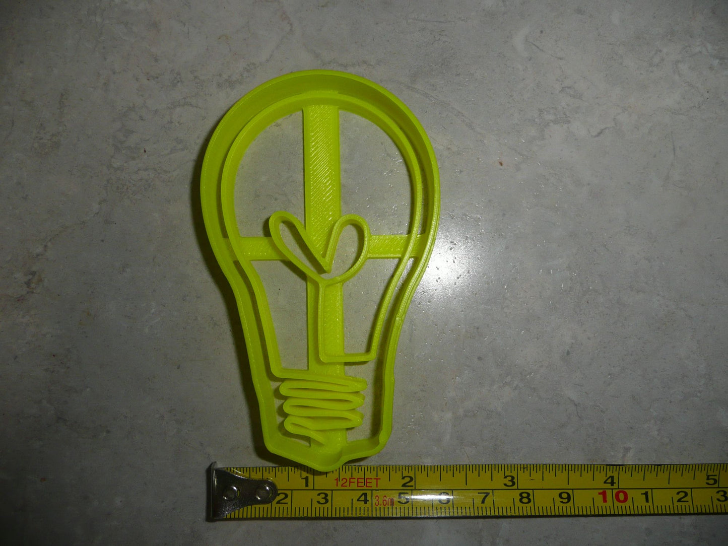 Lightbulb Light Bulb Idea Electric Filament Cookie Cutter Made In USA PR2093