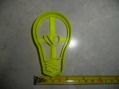 Lightbulb Light Bulb Idea Electric Filament Cookie Cutter Made In USA PR2093