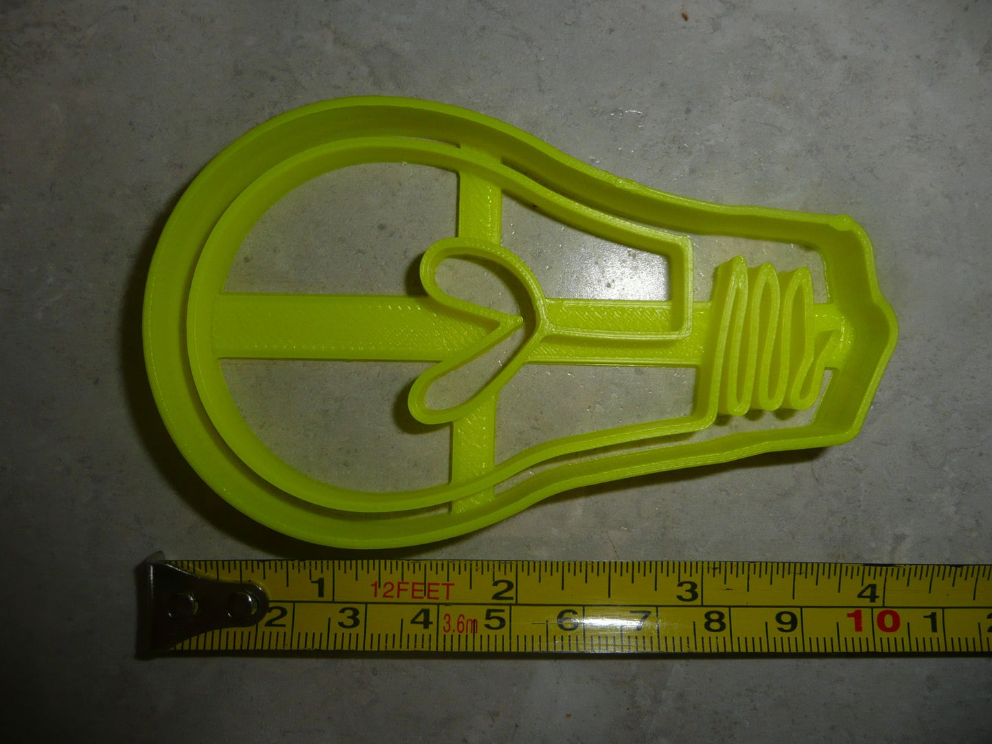 Lightbulb Light Bulb Idea Electric Filament Cookie Cutter Made In USA PR2093