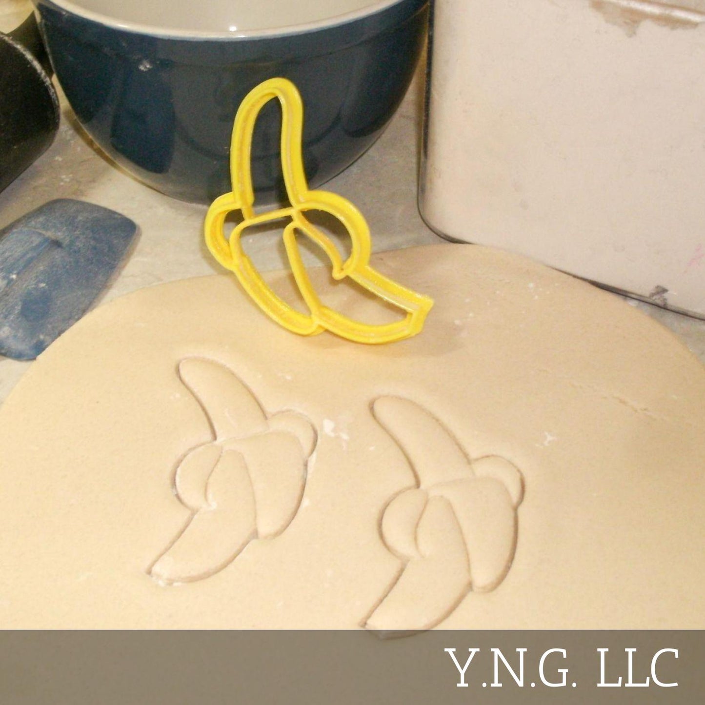 Half Peeled Banana Fruit Healthy Food Plantain Cookie Cutter Made In USA PR2106