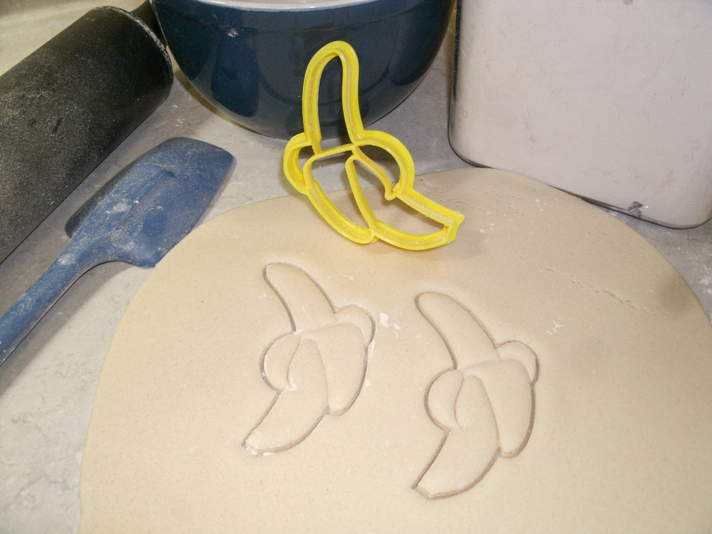 Half Peeled Banana Fruit Healthy Food Plantain Cookie Cutter Made In USA PR2106