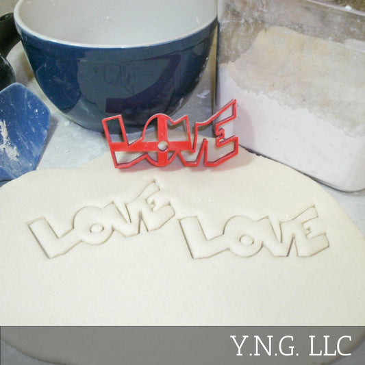 Love Word Valentine's Day Cookie Cutter Made in USA PR210