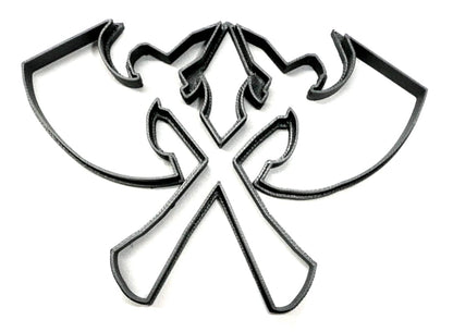 Toporceanu Double Axe World of Warcraft Cookie Cutter Made In USA PR2113