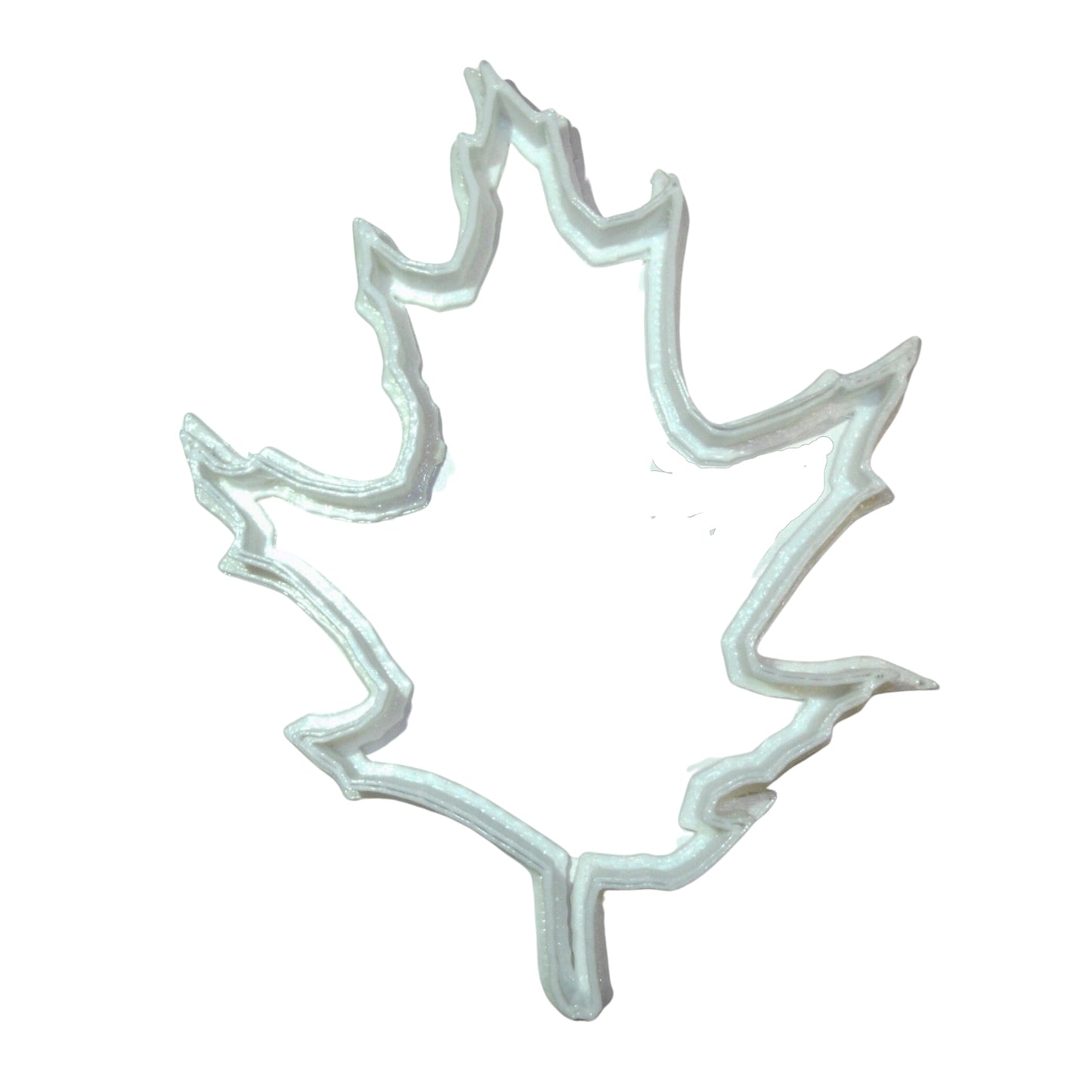 6x Oak Leaf Outline Fall Fondant Cutter Cupcake Topper 1.75 IN USA FD214