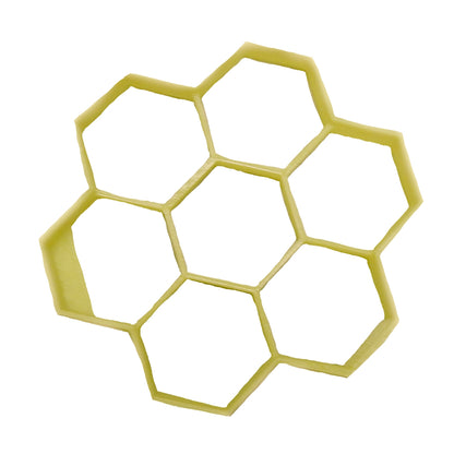 Honeycomb Honey Comb Bee Hive Hexagon Shape Cookie Cutter Made In USA PR2144