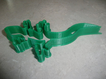 Gecko Lizard Outline Warm Climate Reptile Cookie Cutter Made In USA PR2145