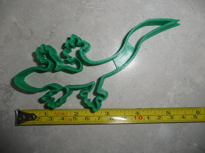 Gecko Lizard Outline Warm Climate Reptile Cookie Cutter Made In USA PR2145