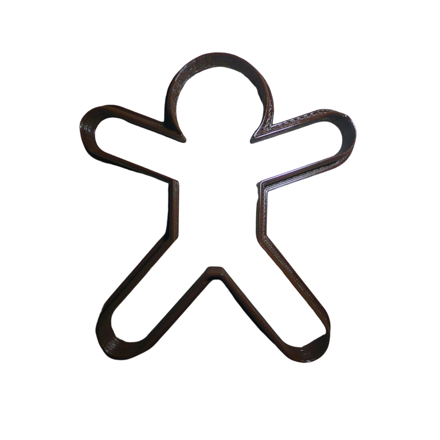 6x Star Jump Gingerbread Man Fondant Cutter Cupcake Topper 1.75 IN USA FD2148