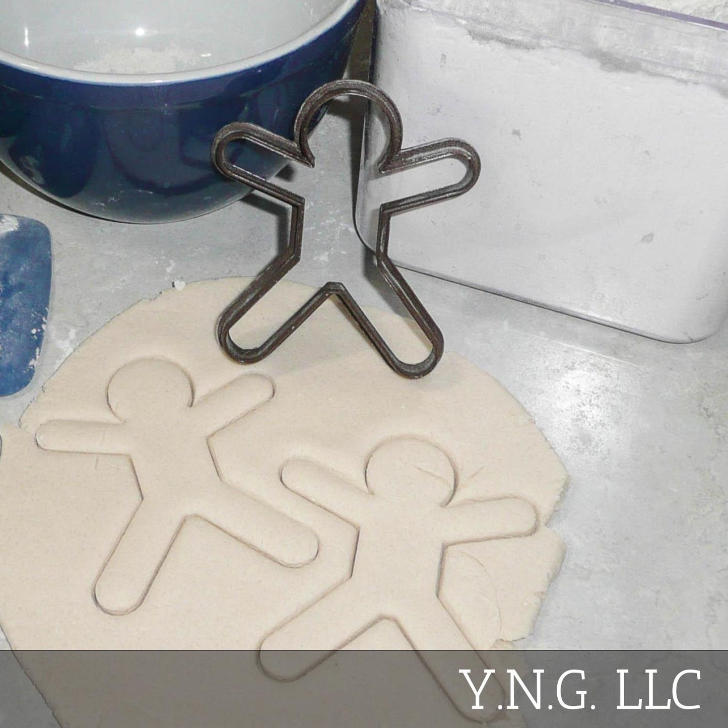 Star Jump Jumping Gingerbread Man Christmas Cookie Cutter Made In USA PR2148