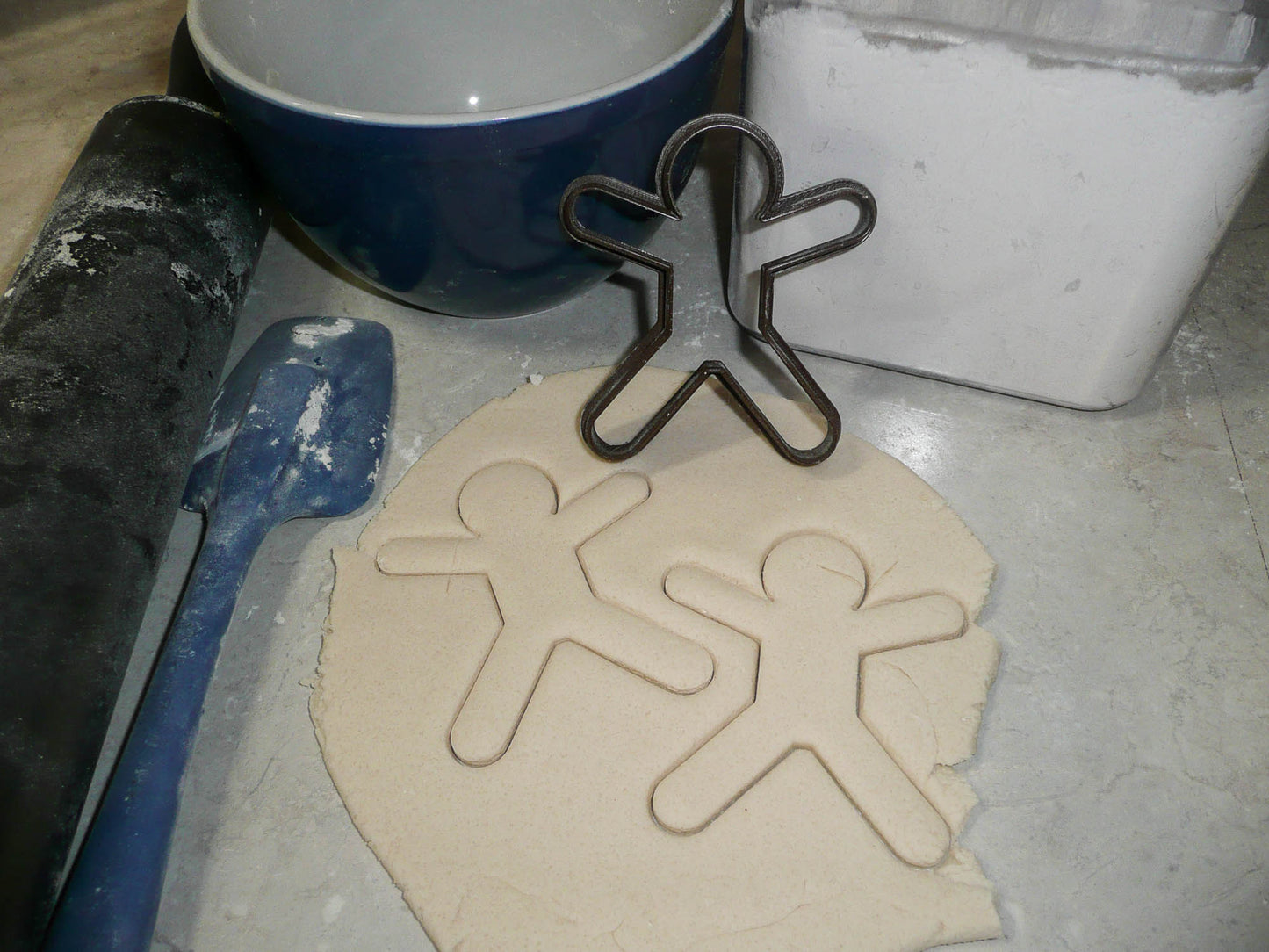 Star Jump Jumping Gingerbread Man Christmas Cookie Cutter Made In USA PR2148