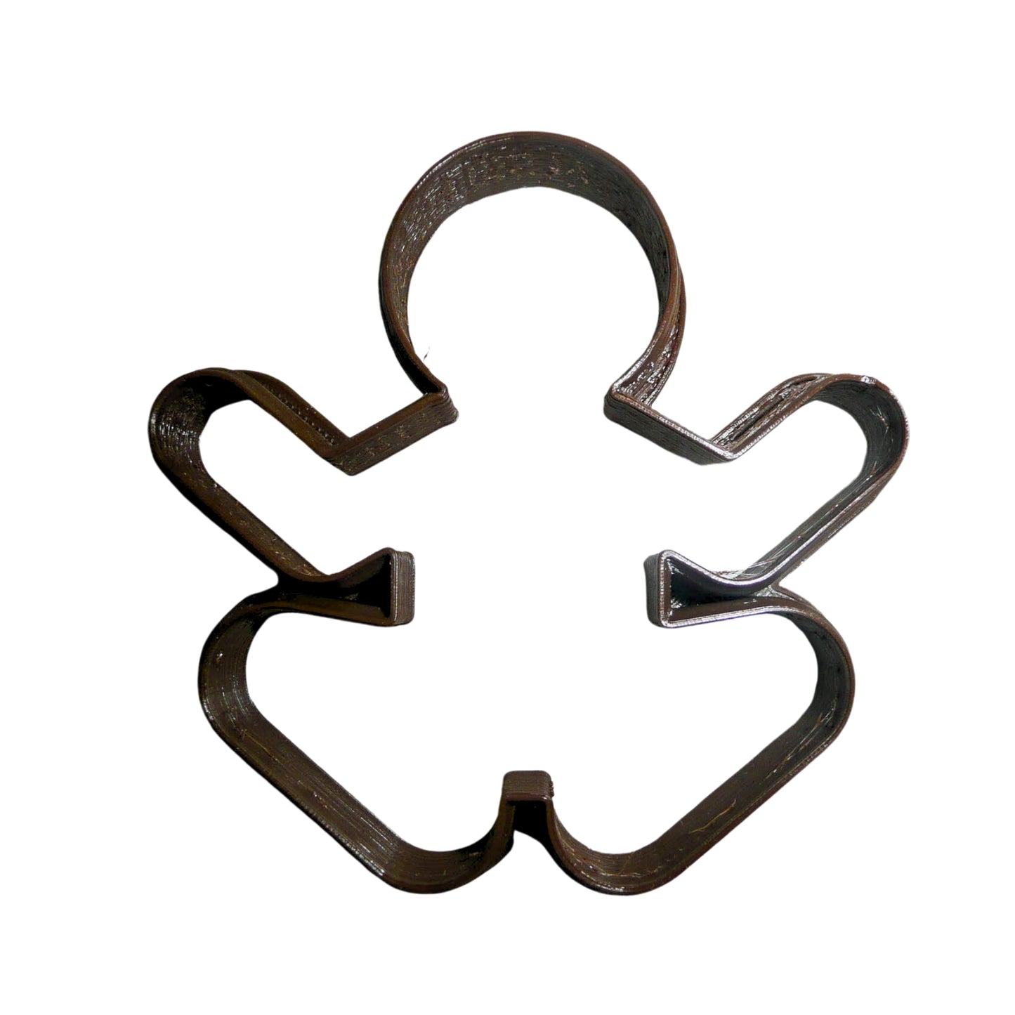 Meditating Yoga Gingerbread Man Christmas Cookie Cutter Made In USA PR2149