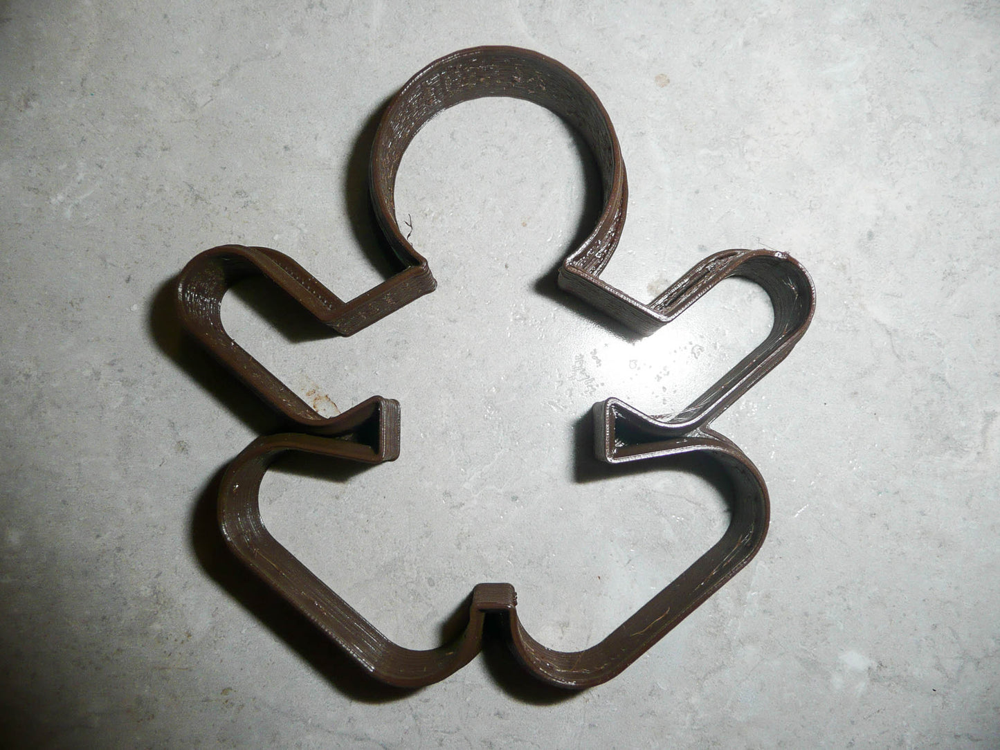 Meditating Yoga Gingerbread Man Christmas Cookie Cutter Made In USA PR2149