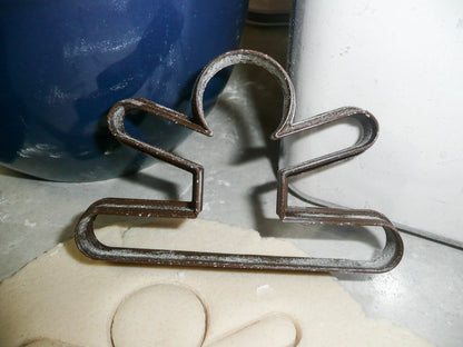 Split Jump Jumping Gingerbread Man Christmas Cookie Cutter Made In USA PR2150
