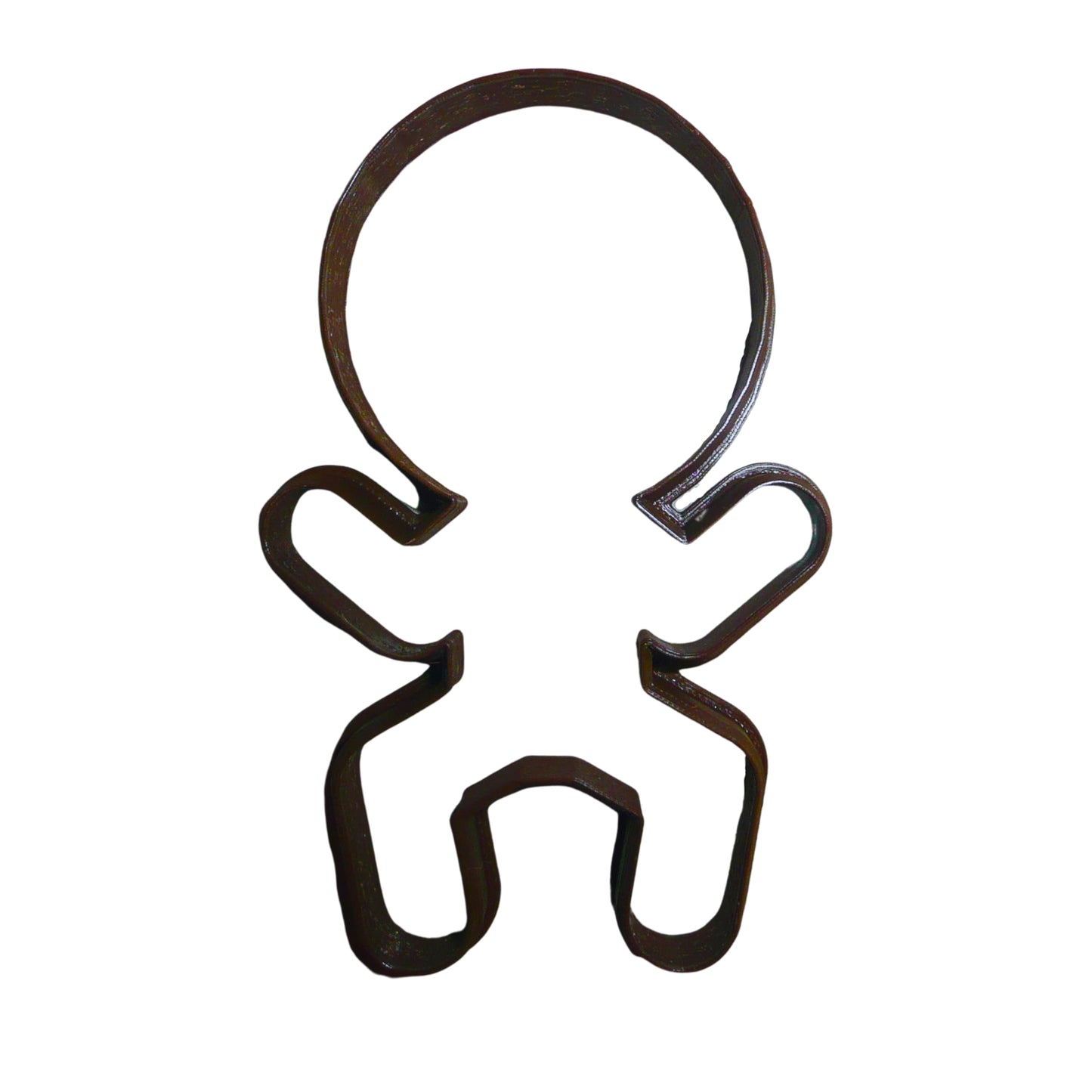 Big Inflated Head Gingerbread Man Christmas Cookie Cutter Made In USA PR2151