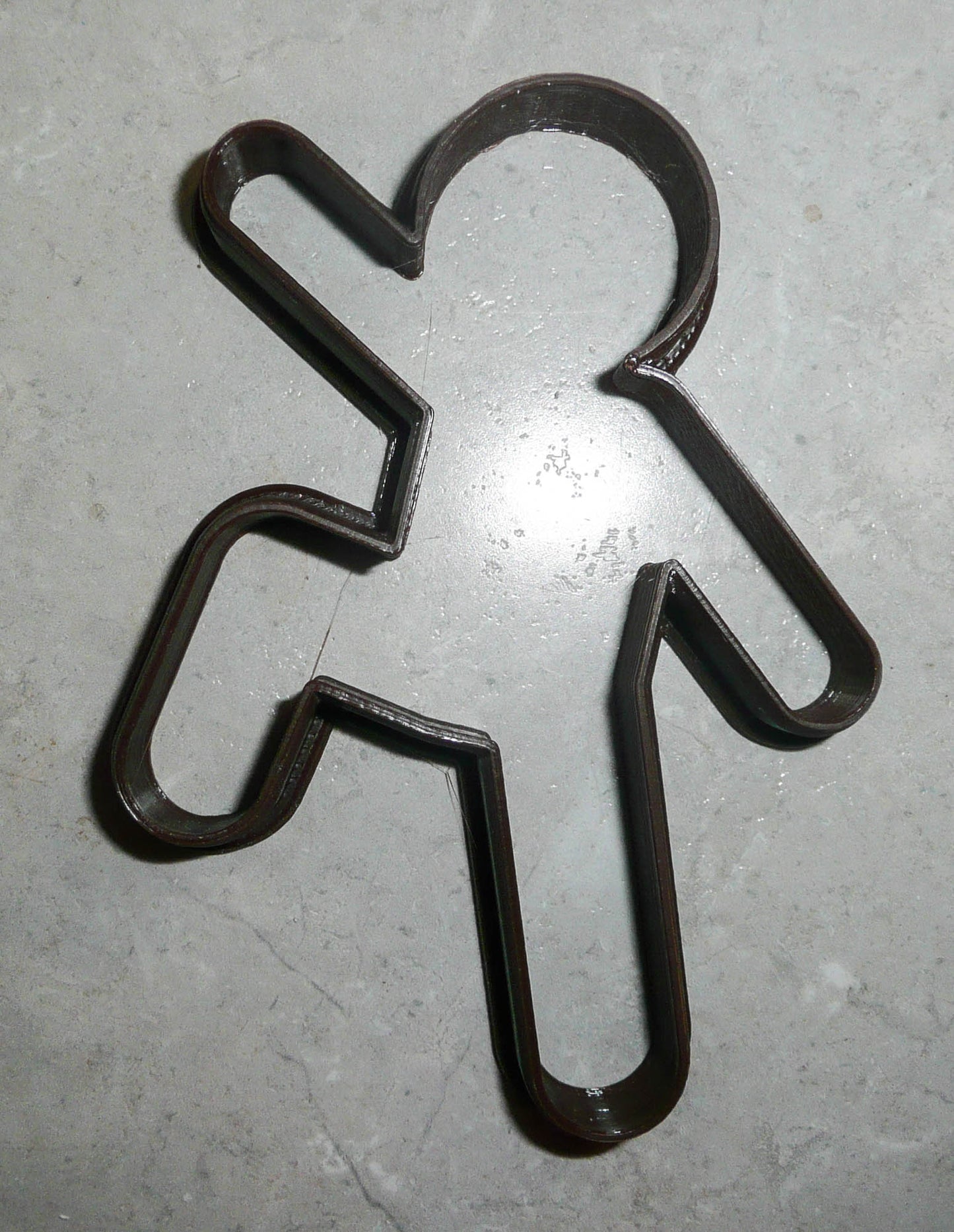 Running Moving Action Gingerbread Man Christmas Cookie Cutter Made In USA PR2153
