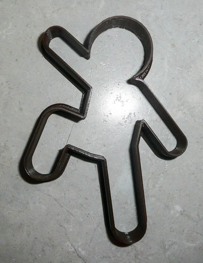 Running Moving Action Gingerbread Man Christmas Cookie Cutter Made In USA PR2153