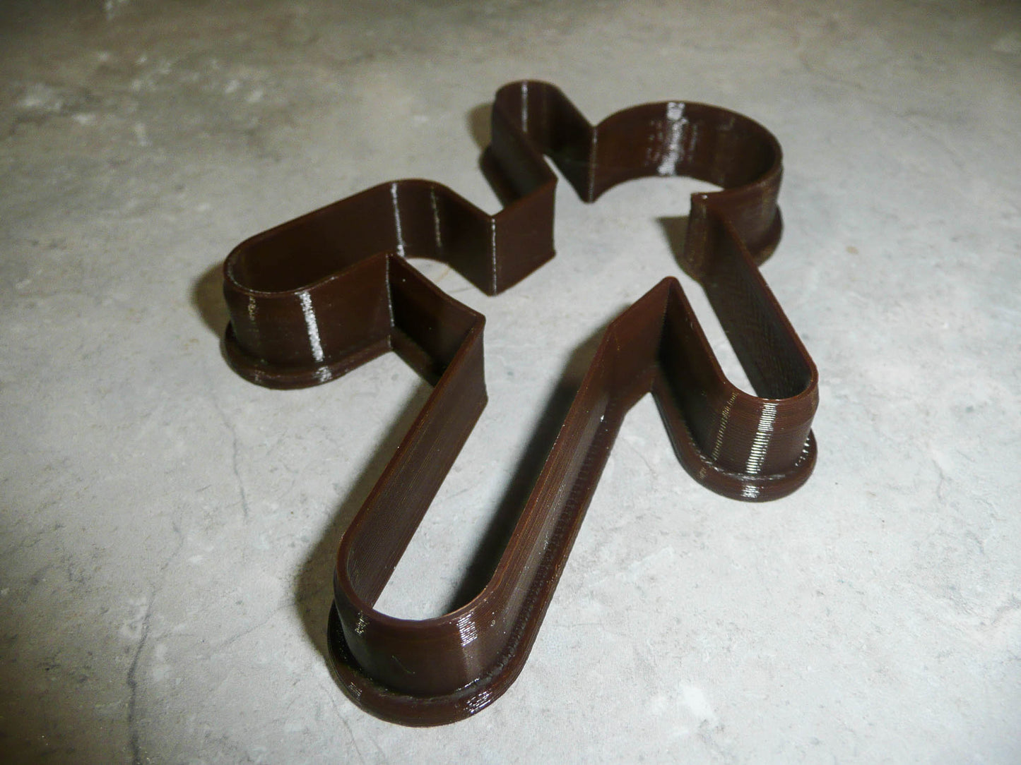 Running Moving Action Gingerbread Man Christmas Cookie Cutter Made In USA PR2153