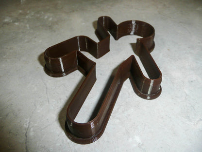 Running Moving Action Gingerbread Man Christmas Cookie Cutter Made In USA PR2153
