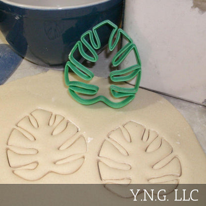 Monstera Leaf Tropical Flowering Plant Cookie Cutter Made In USA PR2158
