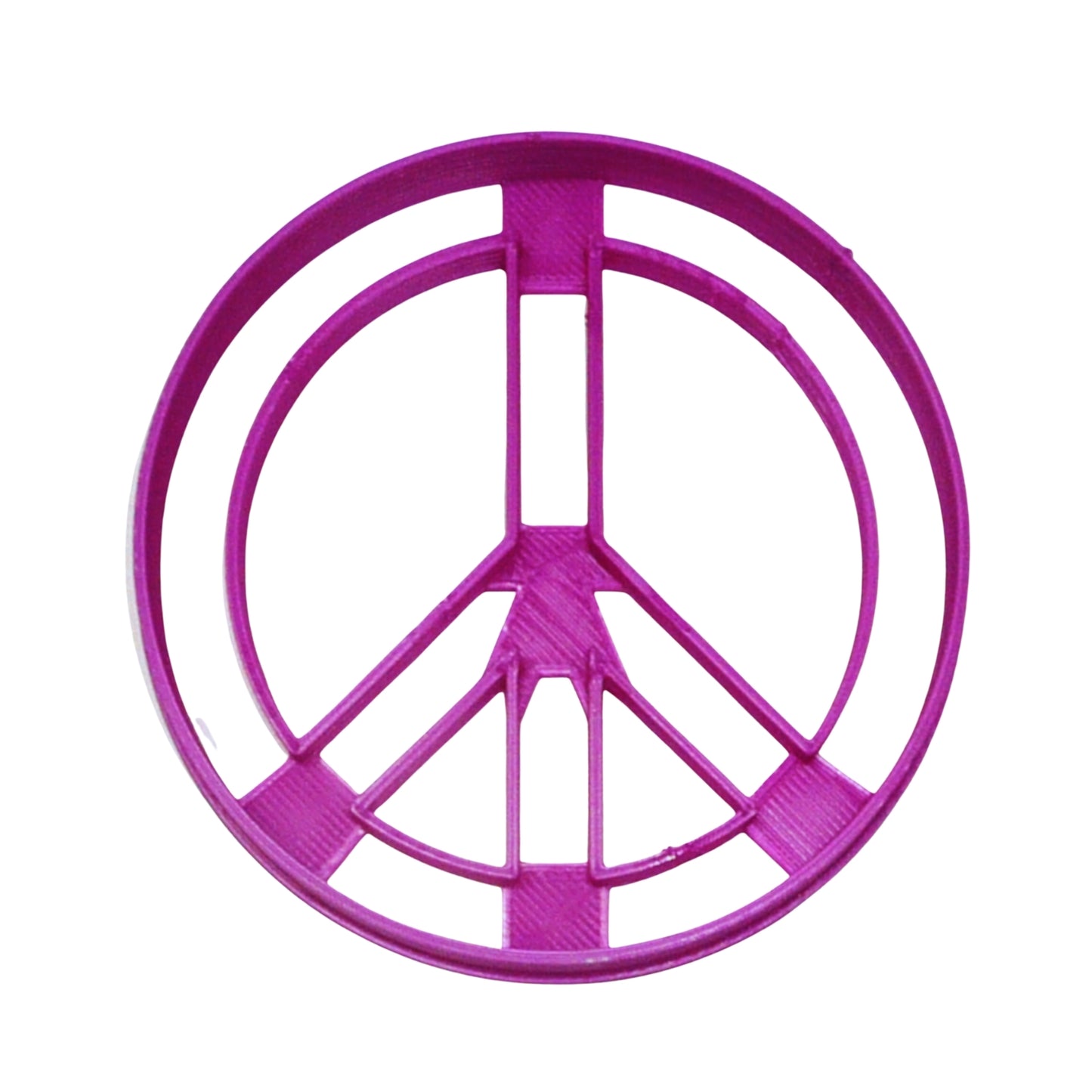 Peace Sign Symbol 1960s 1970s Retro Hippie Cookie Cutter Made In USA PR2165