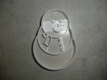 Snowman Detailed Winter Wonderland Cookie Cutter Made In USA PR2181