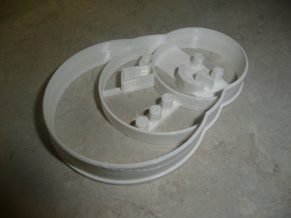 Snowman Detailed Winter Wonderland Cookie Cutter Made In USA PR2181