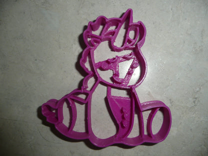 Unicorn Sitting Magical Creature Animal Cookie Cutter Made In USA PR2183