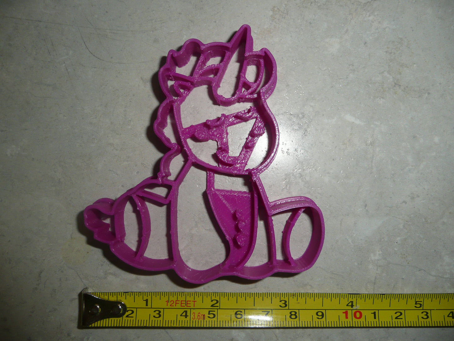 Unicorn Sitting Magical Creature Animal Cookie Cutter Made In USA PR2183