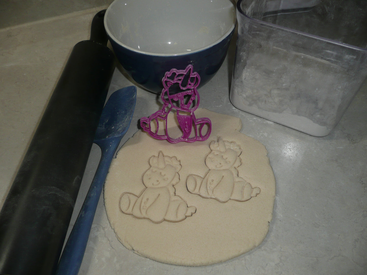 Unicorn Sitting Magical Creature Animal Cookie Cutter Made In USA PR2183