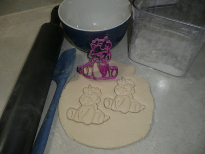 Unicorn Sitting Magical Creature Animal Cookie Cutter Made In USA PR2183