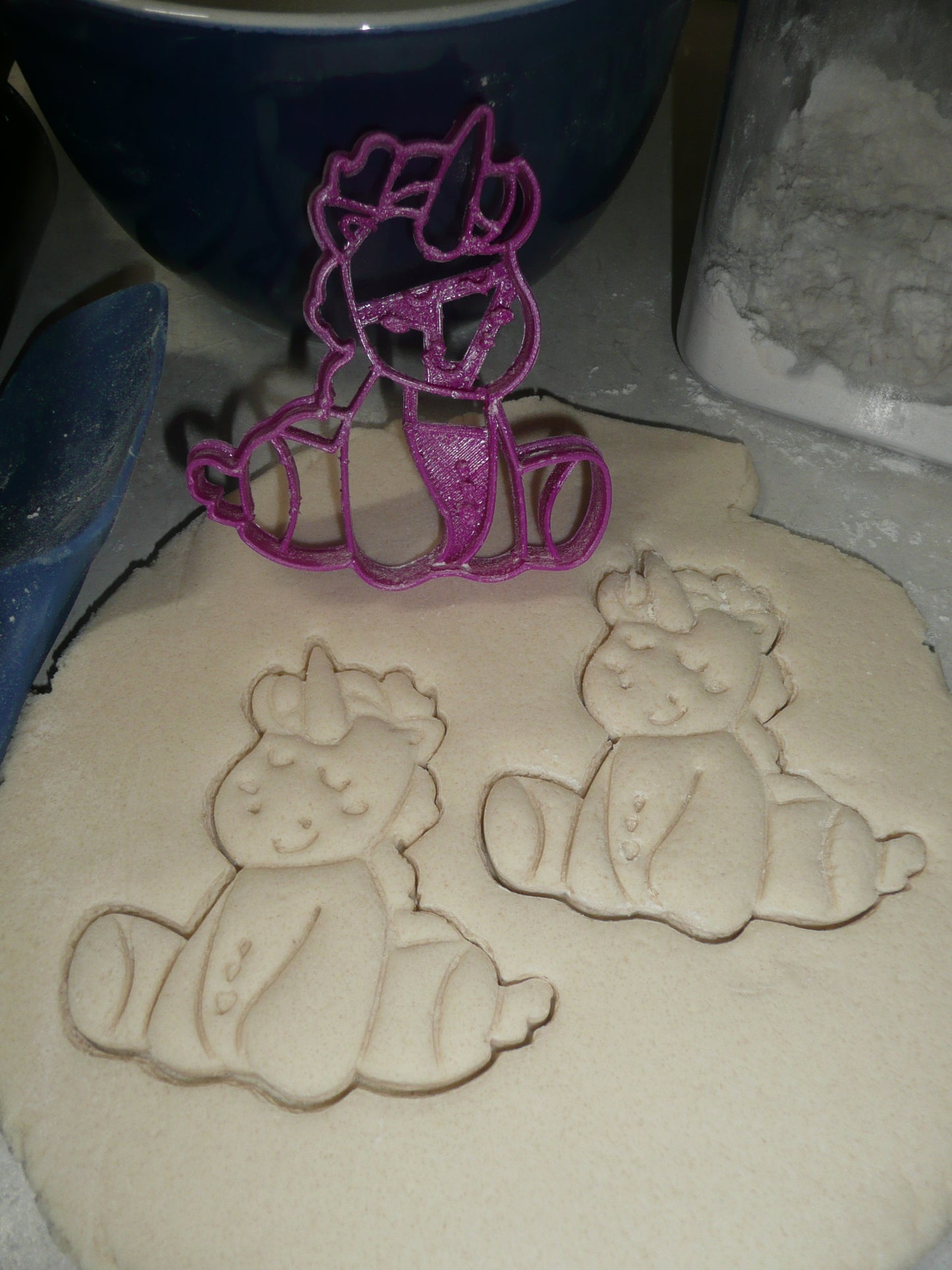 Unicorn Sitting Magical Creature Animal Cookie Cutter Made In USA PR2183